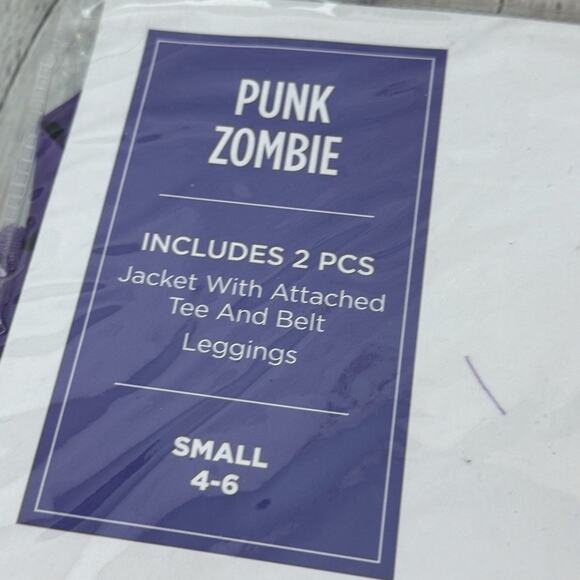 Suit Yourself Punk Zombie Girl’s Halloween Costume - Picture 3 of 3
